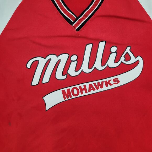 Vintage 80s Champion Millis Mohawks Shirt Womens M/L 20x25 Red - Picture 11 of 16